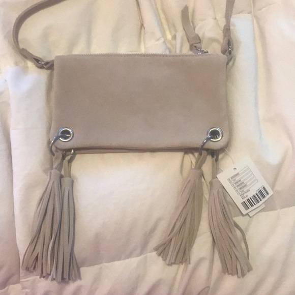 Pink Suede Satchel - Picture 1 of 1